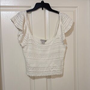 Sincerely Jules Cream Crochet Blouse
